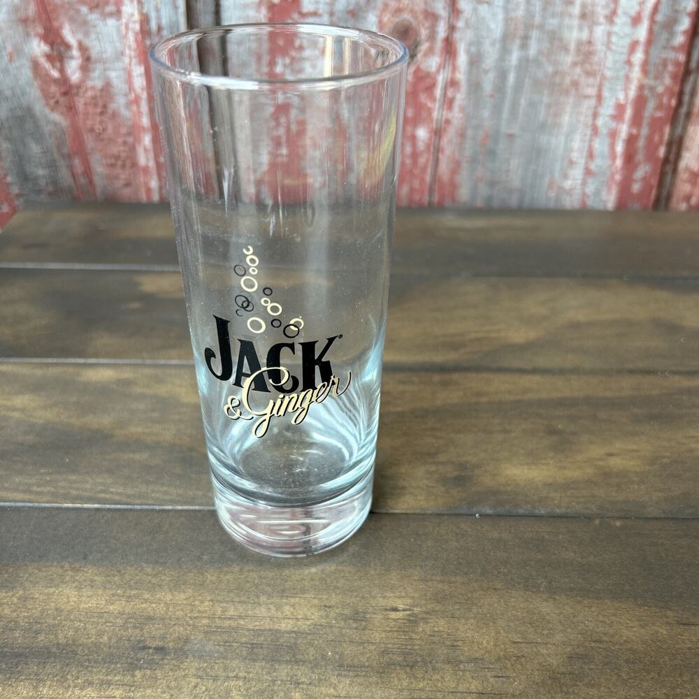 Jack and Ginger Jack Daniels Whiskey Glass